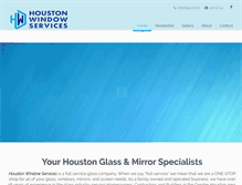 Tablet Screenshot of houstonwindow-services.com